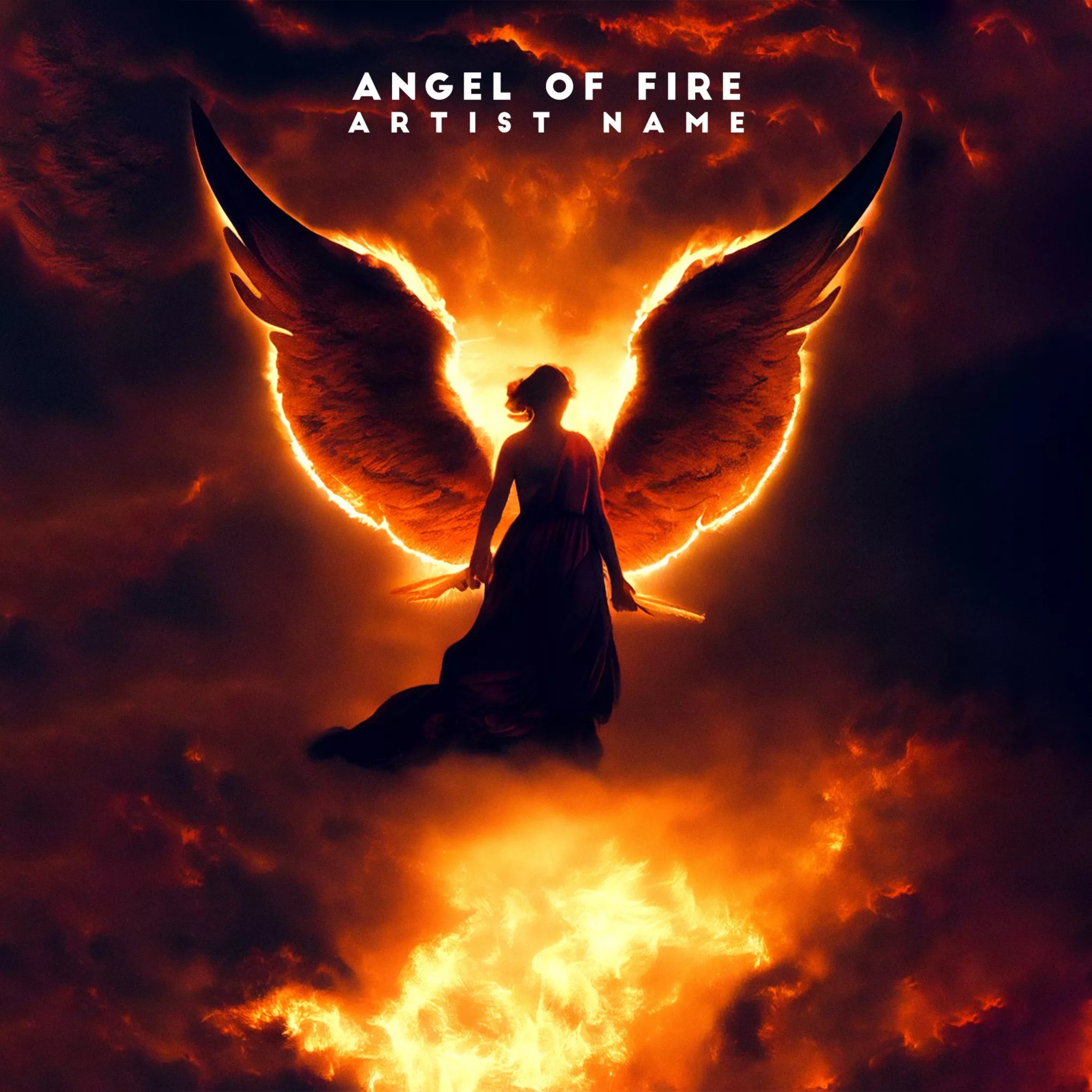 Angel Of Fire Album Cover Art Design Coverartworks