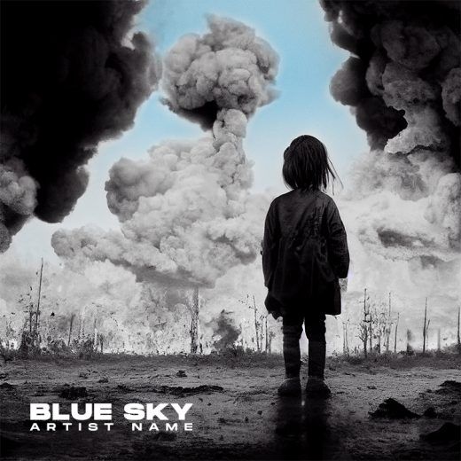 Blue sky cover art for sale