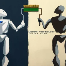 Modern Technology Cover art Modern Technology Cover Art Design