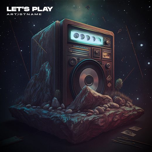 Let’s play cover art for sale