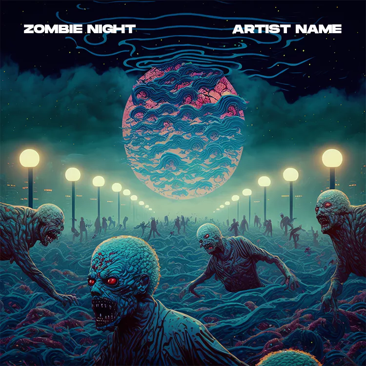 Zombie night cover art for sale