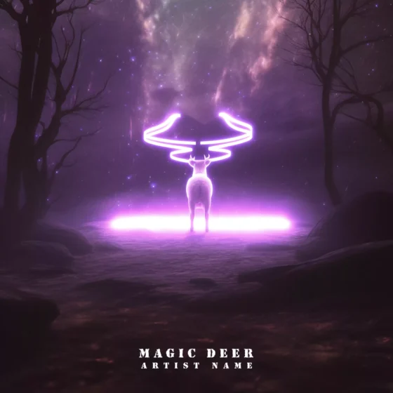 Magic deer Cover art for sale