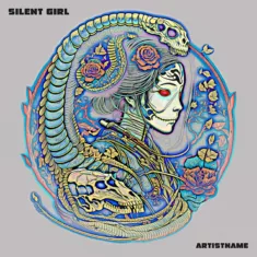 Silent girl Cover art for sale