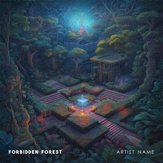 Forbidden forest cover art for sale