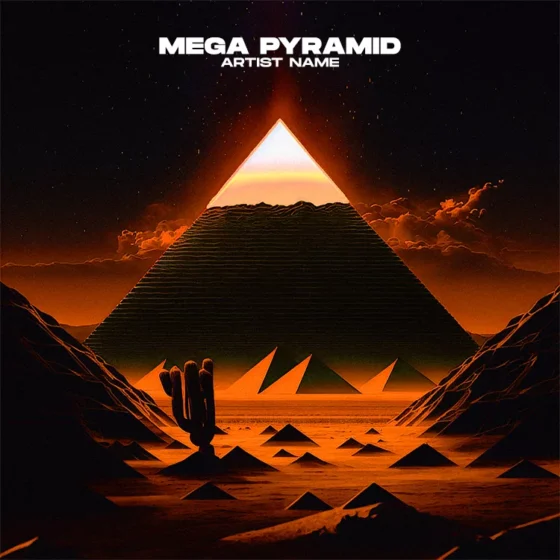 Mega pyramid Cover art for sale