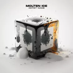 Molten ice Cover art for sale