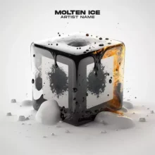 Molten ice Cover Art Design