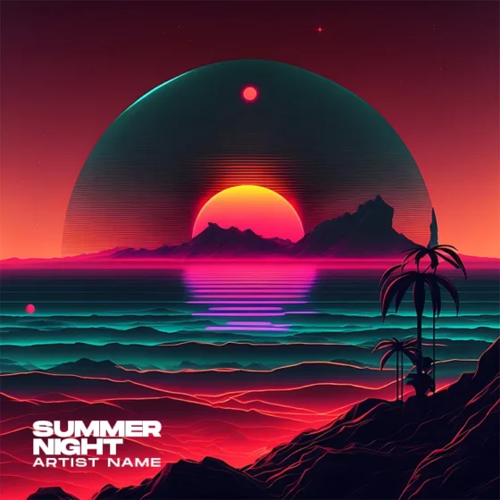 Summer night Cover art for sale