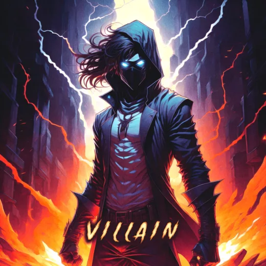 Villain album cover art designer
