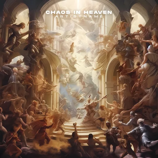 Chaos in heaven cover art for sale
