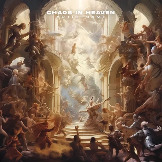 Chaos in Heaven Cover art for sale