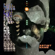 Full moon vibes Cover art Full moon vibes Cover Art Design