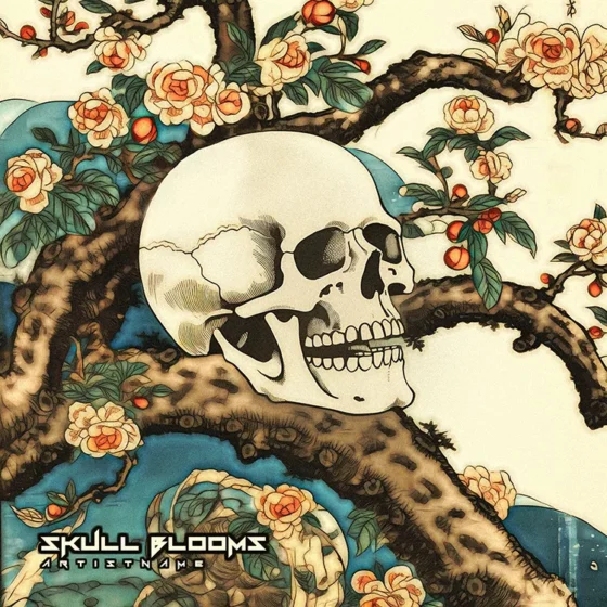 Skull blooms Cover art for sale