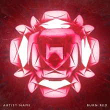 Burn Red Cover art Burn Red Cover Art Design