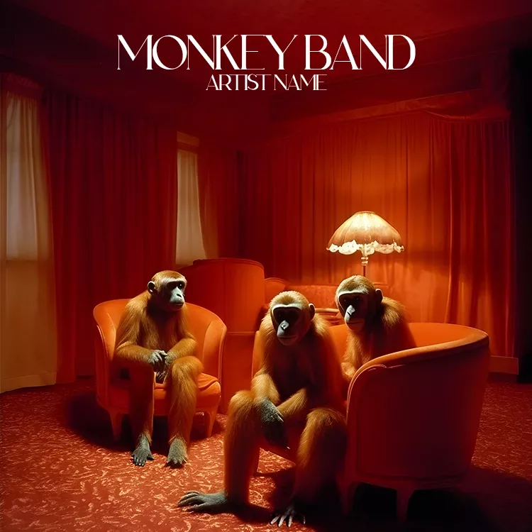 Monkey band Cover art for sale