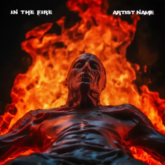 In the fire Cover art for sale