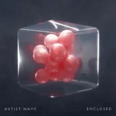 A glass cube containing some weird extraterrestrial creatures, expanding exponentially
