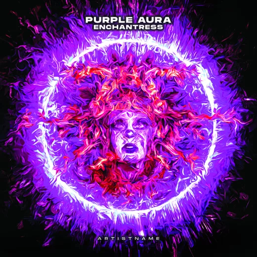 Purple aura enchantress cover art for sale