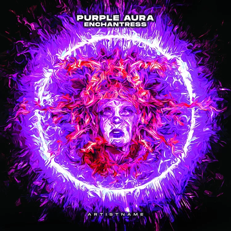 Purple aura enchantress cover art for sale