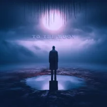 To the moon Cover art for sale