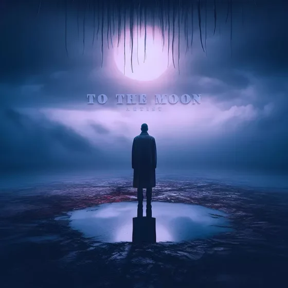 To the moon Cover art for sale