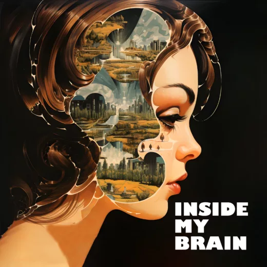 Inside my brain cover art for sale