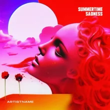 Summertime sadness Cover Art Design