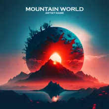 Mountain world Cover art for sale