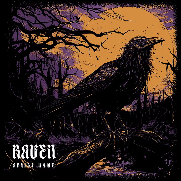 Raven cover art for sale