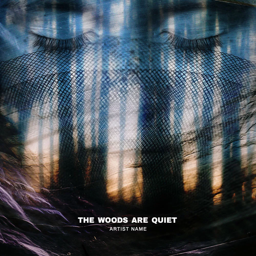 The woods are quiet cover art for sale