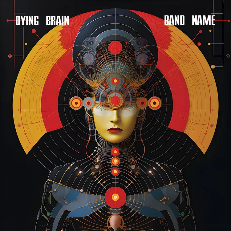 Dying brain cover art for sale
