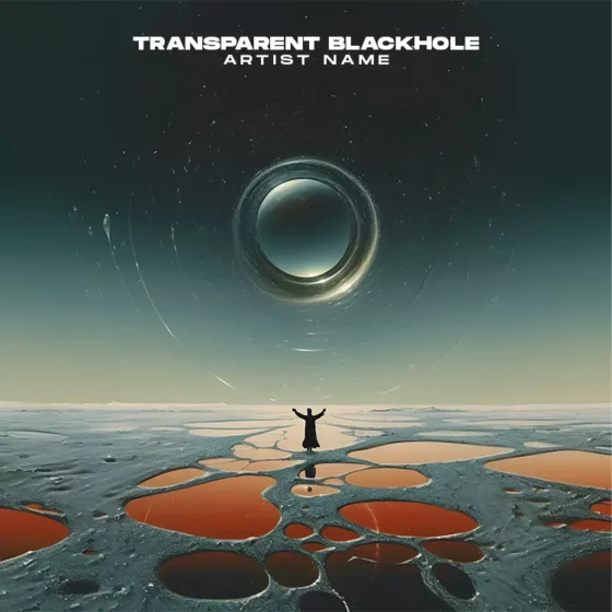 Transparent Blackhole Cover art for sale