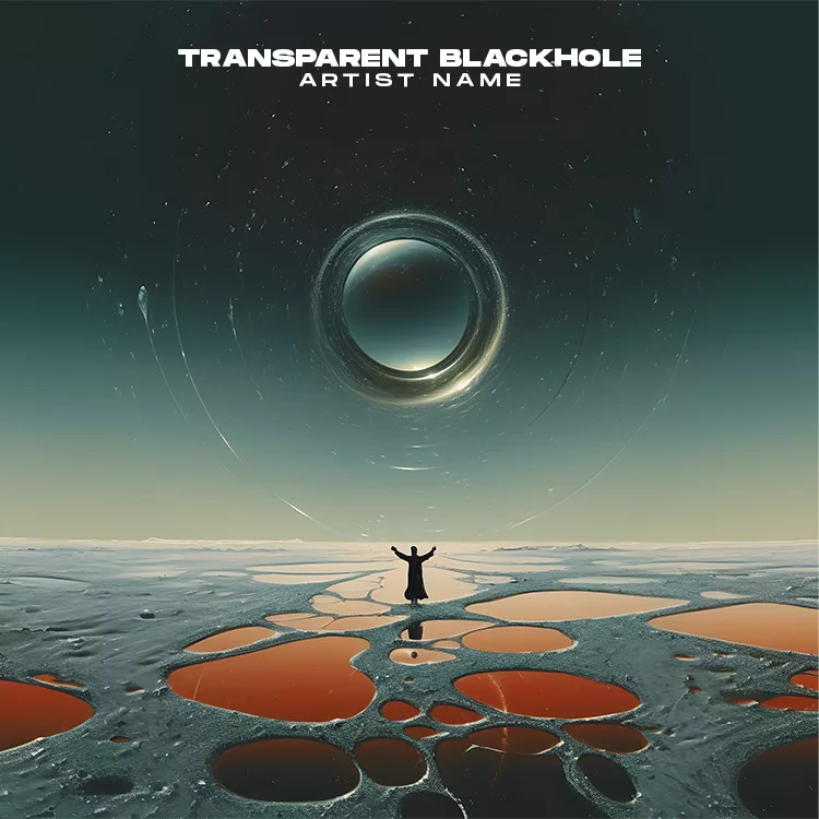 Transparent blackhole cover art for sale