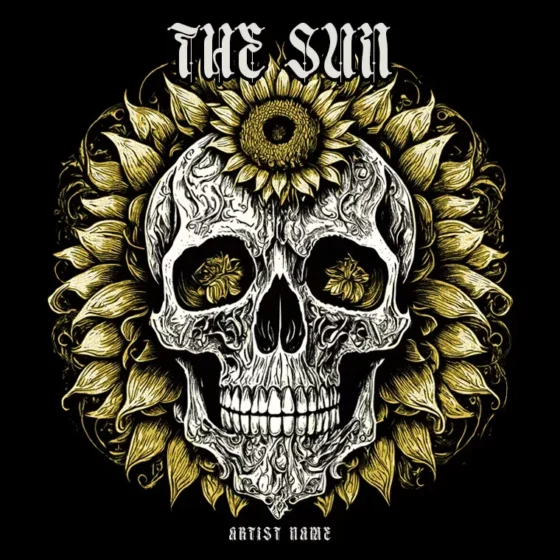 SKULL FLOWER Cover art for sale