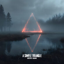 a simple triangle Cover art for sale