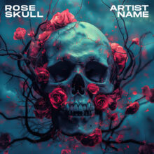 Rose skull Cover art for sale
