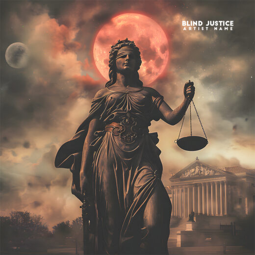 Blind justice cover art for sale