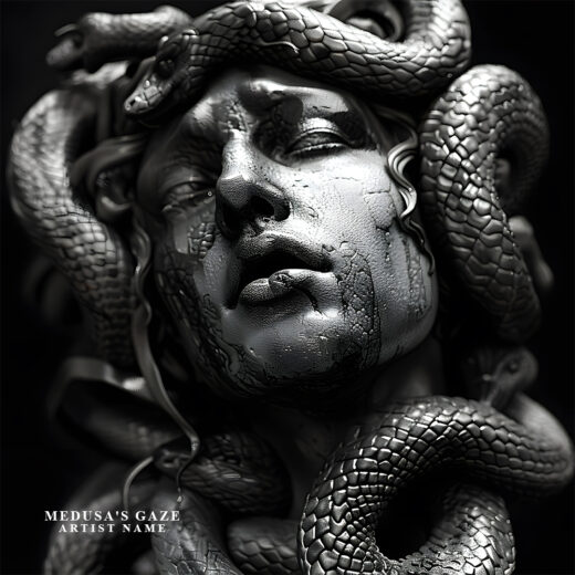 Medusa’s gaze cover art for sale