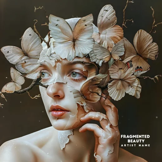 Fragmented beauty cover art for sale