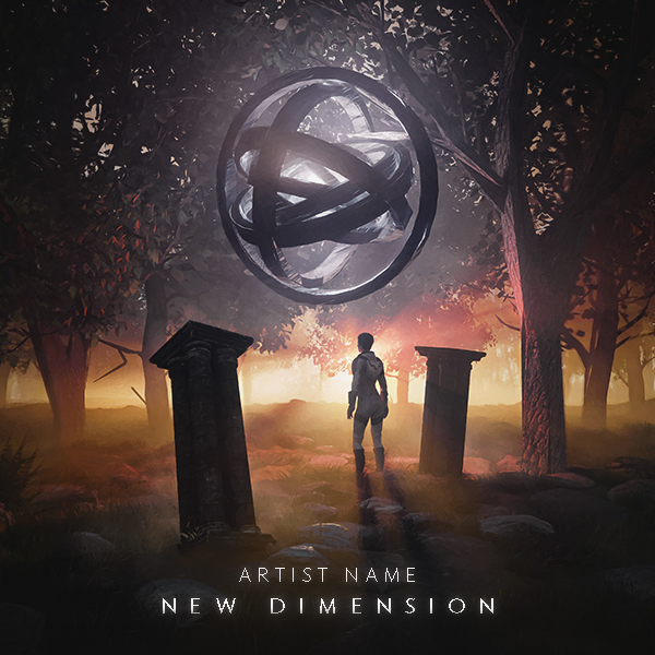 New Dimension Cover Art A Fantasy Artwork With A Otherworldly Floating Energy Core
