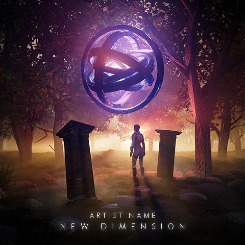New Dimension Cover Art A Fantasy Artwork With A Otherworldly Floating Energy Core
