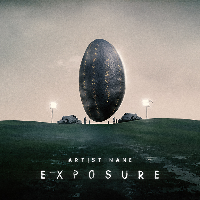 Exposure Cover Art An Artwork With An Existential Vibe Of A Unusual Space Rock