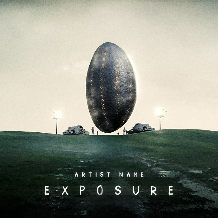 Exposure Cover Art An Artwork With An Existential Vibe Of A Unusual Space Rock